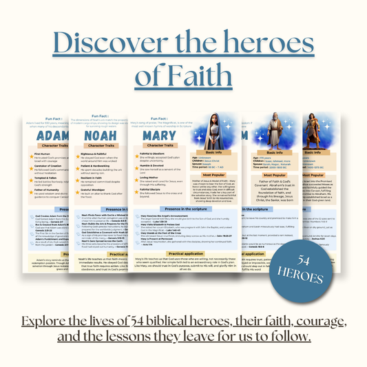 Heroes of Faith summaries